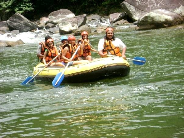 Rafting in Kitulgale, August 2008