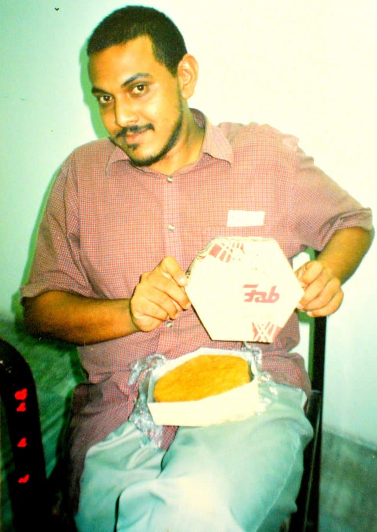 Sanjaya With his grandmom's famous carrot cake