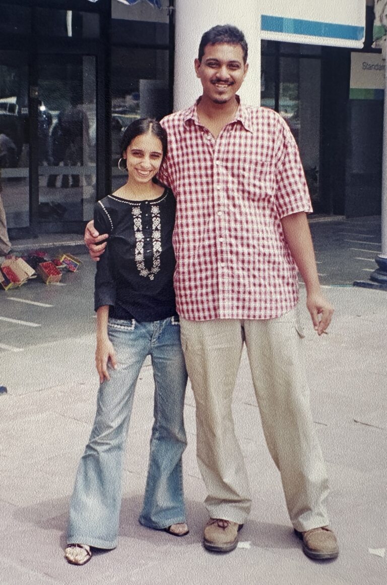 Sanjaya and I - Delhi Times - Connaught Place 2004