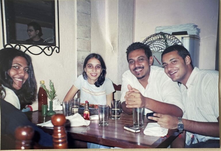 After our combined birthday Party - June 6th, 2004 - Delhi